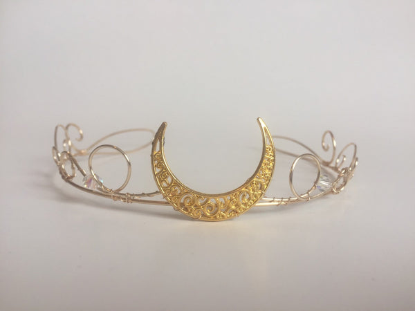 Crescent Moon Tiara