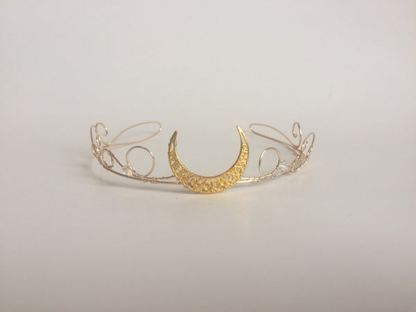 Crescent Moon Tiara