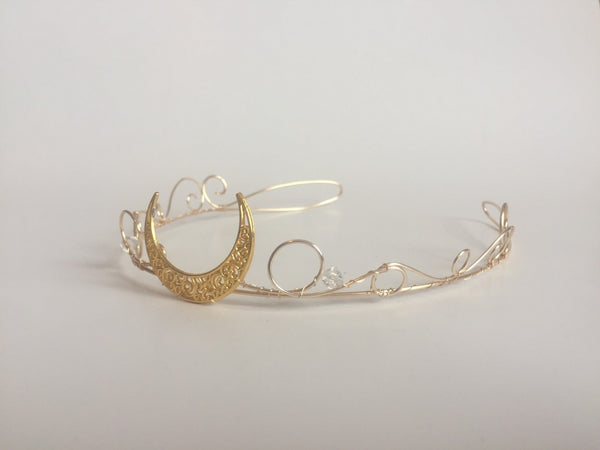 Crescent Moon Tiara