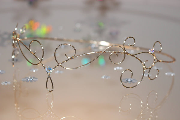 Gold Wire Elfin Circlet