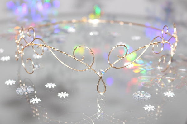 Gold Wire Elfin Circlet