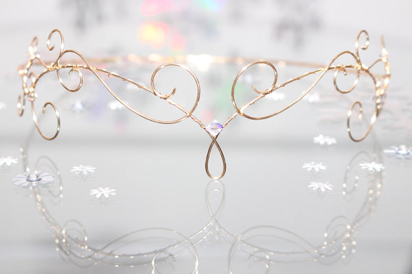 Gold Wire Elfin Circlet