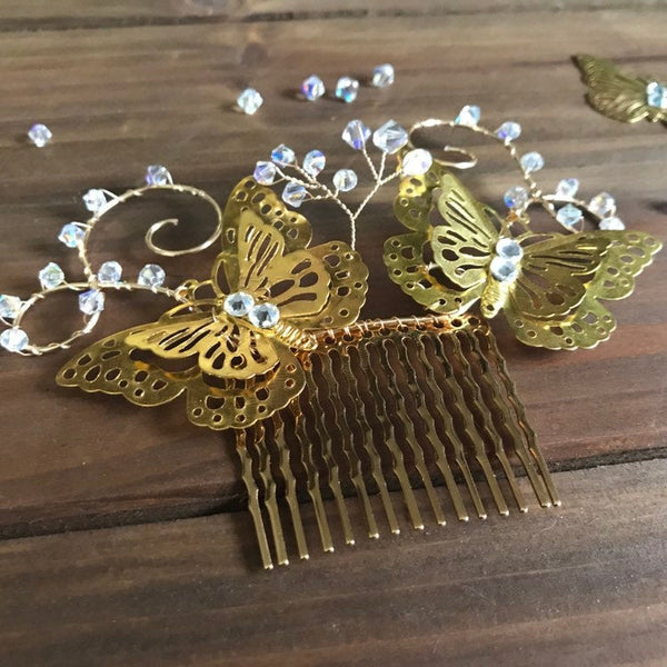 Butterfly Bridal Comb