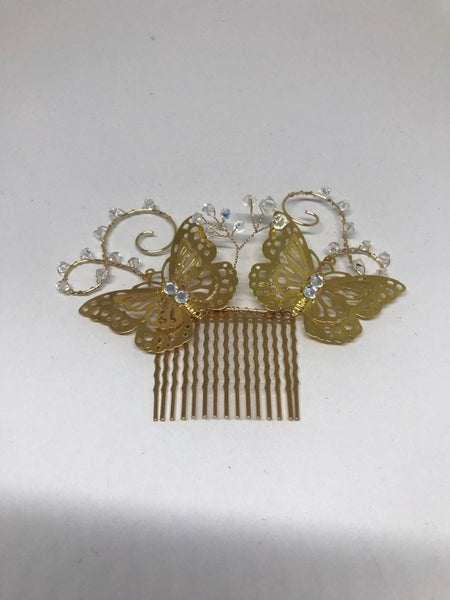 Butterfly Bridal Comb