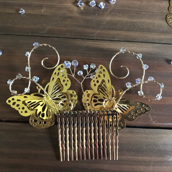 Butterfly Bridal Comb