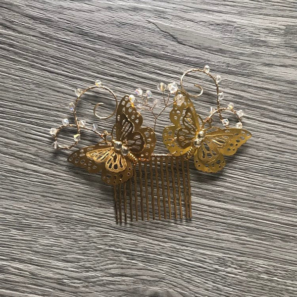 Butterfly Bridal Comb