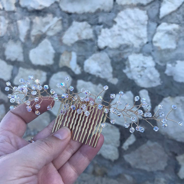Bridal sparkle comb