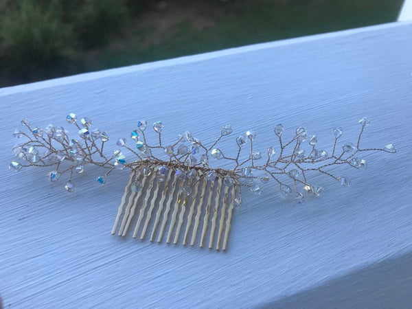 Bridal sparkle comb