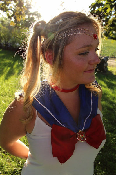 Red Jewel Tiara Mars inspired