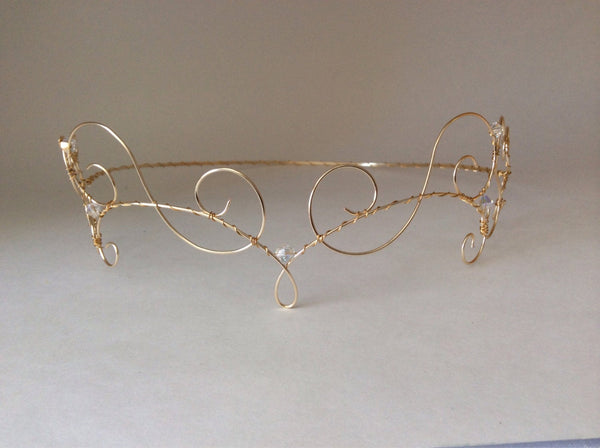 Gold Elfin Tiara