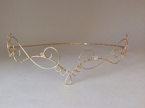 Gold Elfin Tiara