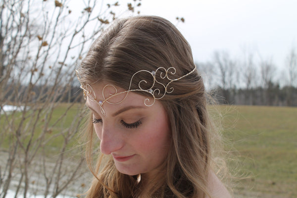 Gold Elfin Tiara