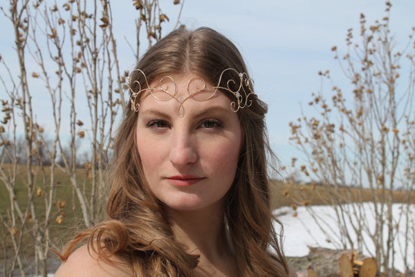 Gold Elfin Tiara