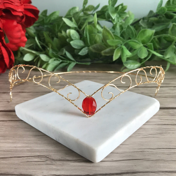 Red Jewel Tiara Mars inspired