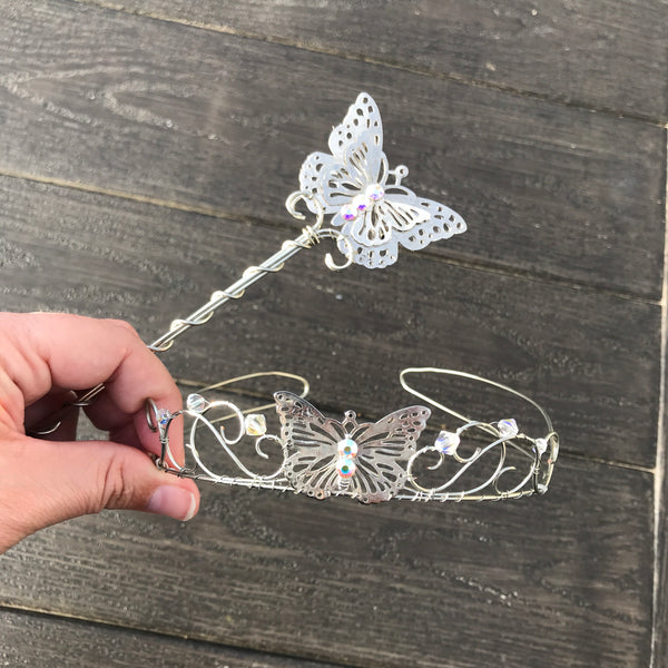 Butterfly Princess Tiara and Wand - Limited Edition Set