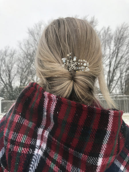 Snowflake Hair Pin