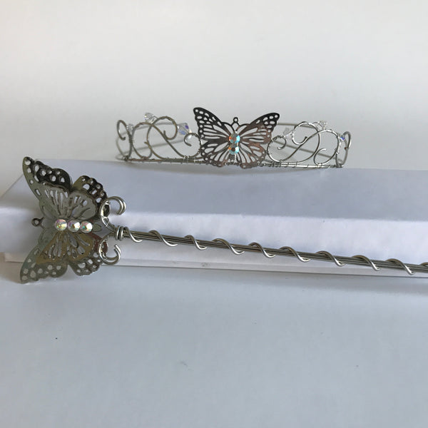 Butterfly Princess Tiara and Wand - Limited Edition Set