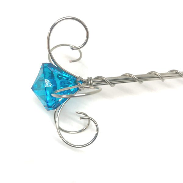 Blue Jewel Fairy Wand