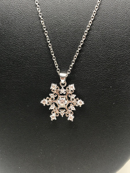 Snowflake Pendant Necklace