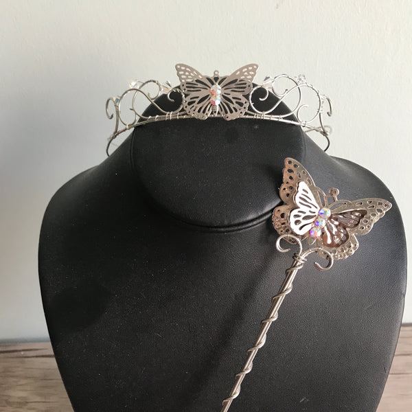 Butterfly Princess Tiara and Wand - Limited Edition Set