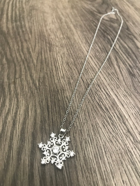 Snowflake Pendant Necklace