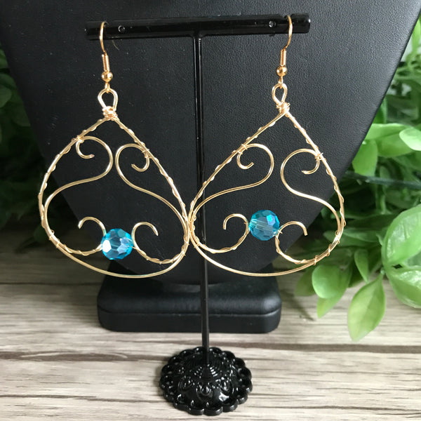 Blue Jewel Accessories Set Jasmine