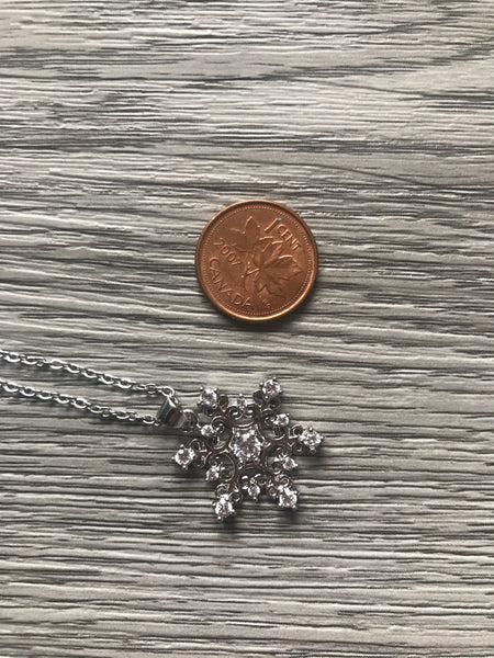 Snowflake Pendant Necklace