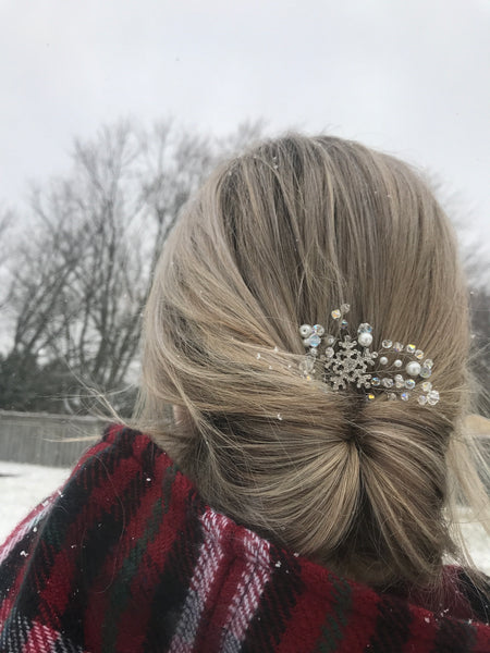 Snowflake Hair Pin
