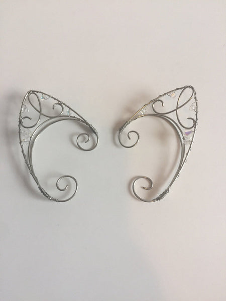 silver elfin ear cuffs