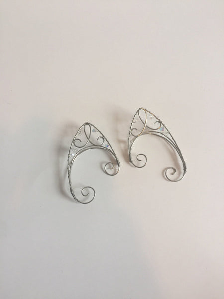 silver elfin ear cuffs
