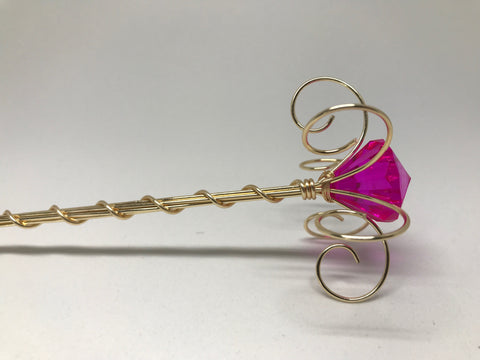 Pink Crystal Fairy Wand