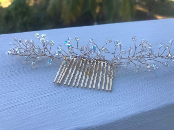 Bridal sparkle comb